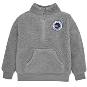 Infant & Toddler Boys Patriots 1/4 Zip Sherpa Top