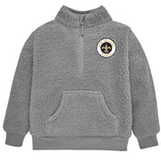 Infant & Toddler Boys Saints 1/4 Zip Sherpa Top