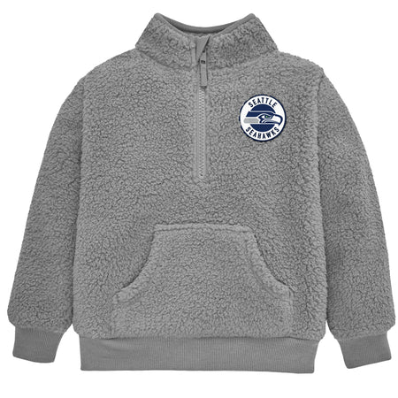 Infant & Toddler Seattle Seahawks 1/4 Zip Sherpa Top