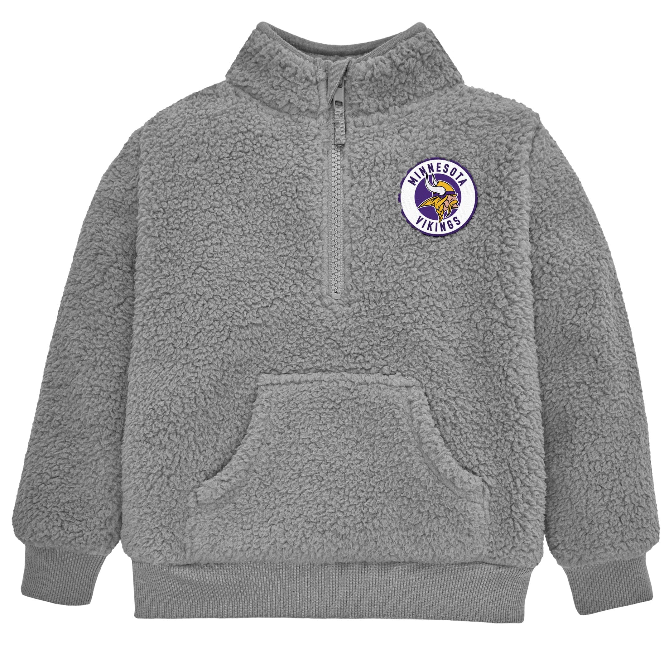 Infant & Toddler Boys Vikings 1/4 Zip Sherpa Top