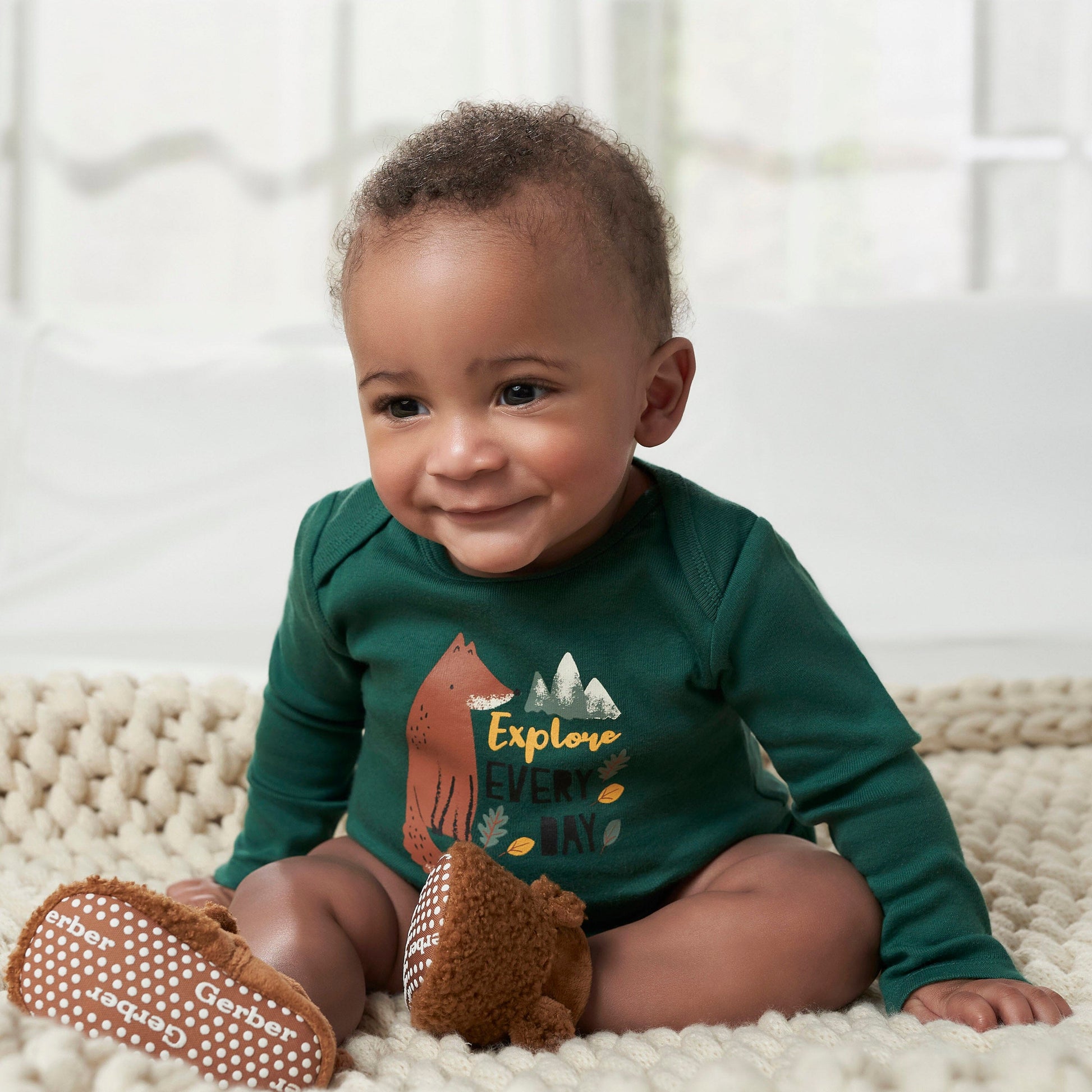 6-Pack Baby Boys Fox Onesies® Bodysuits