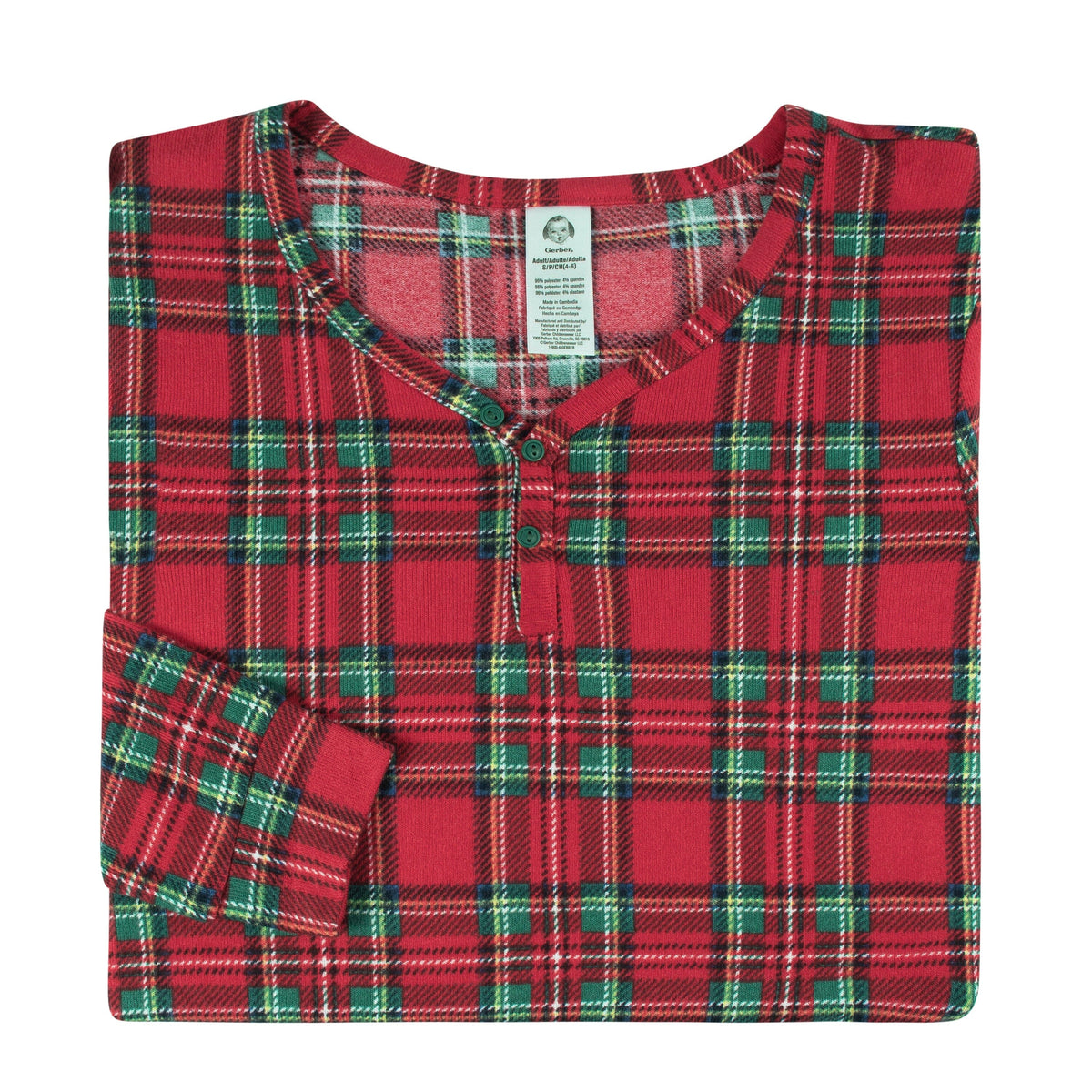 2-Piece Women's Stewart Plaid Pajama Set