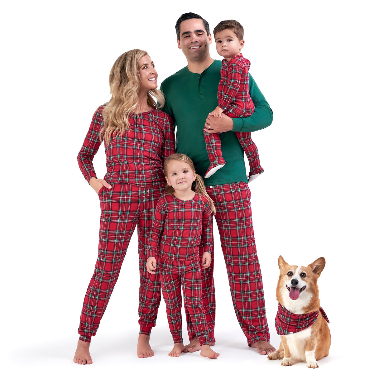 2-Piece Women's Stewart Plaid Hacci Pajama Set sleepwear Gerber® 