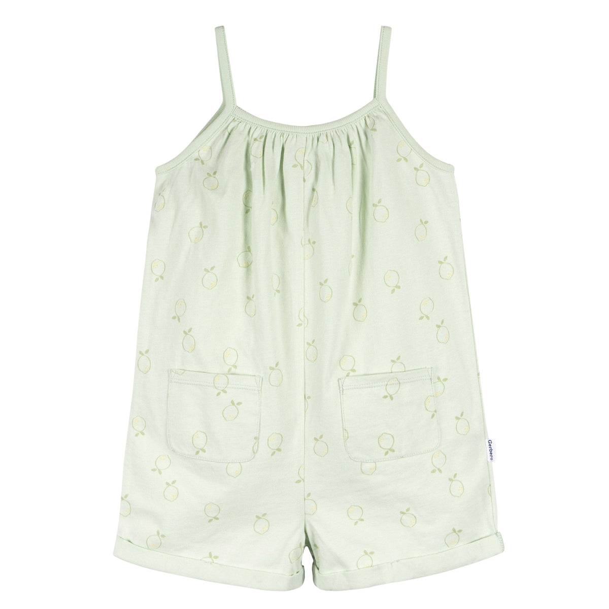 2-Piece Infant and Toddler Girls Yellow/Lemons Romper