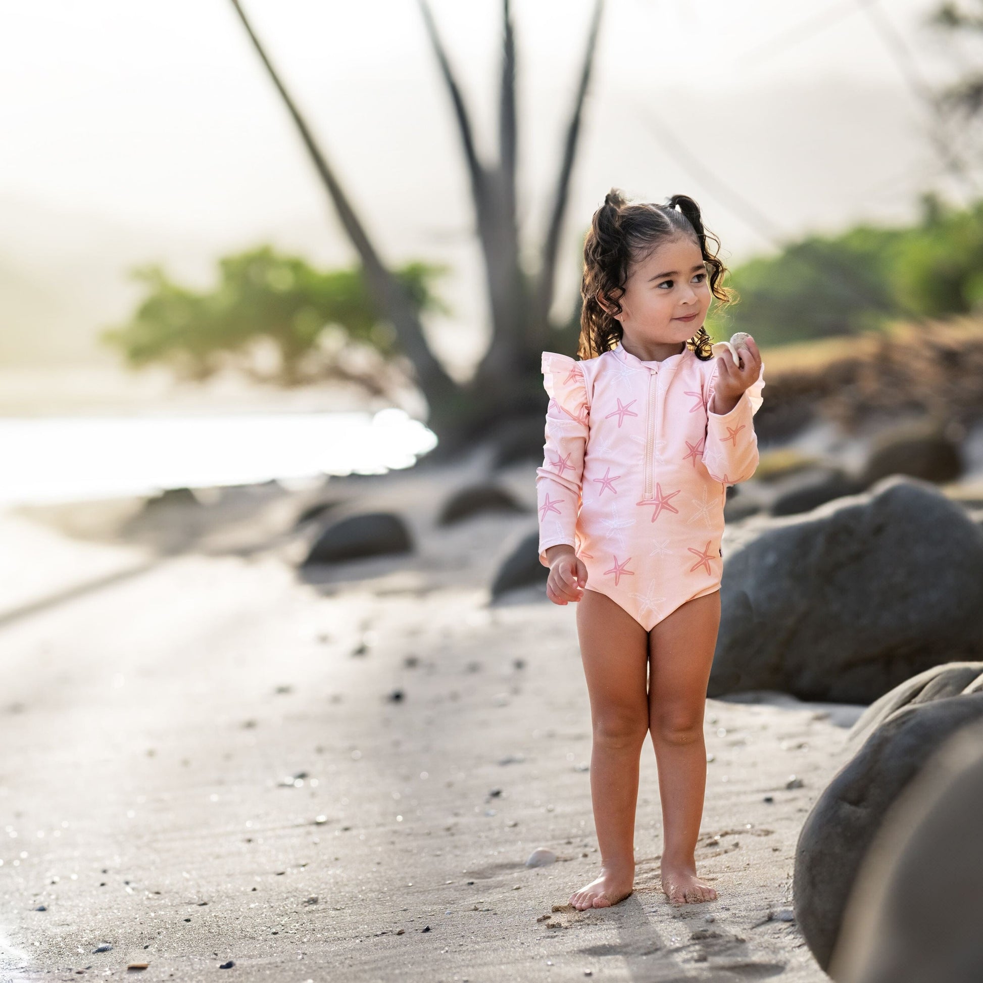 Baby Girls Starfish Rashguard