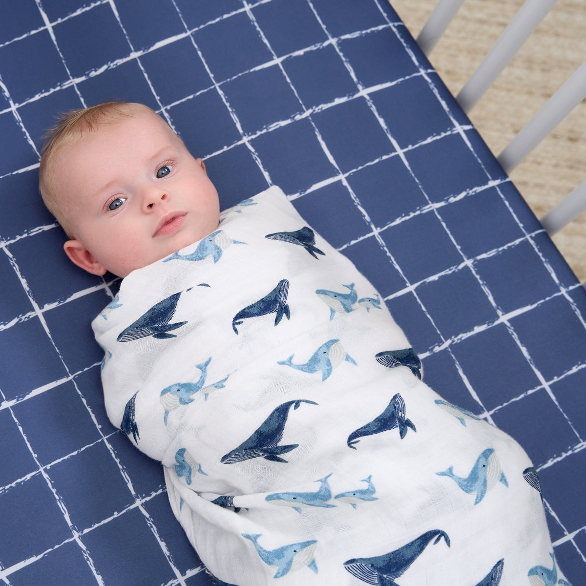 2-Pack Baby Boys Coastal Calm Muslin Blanket