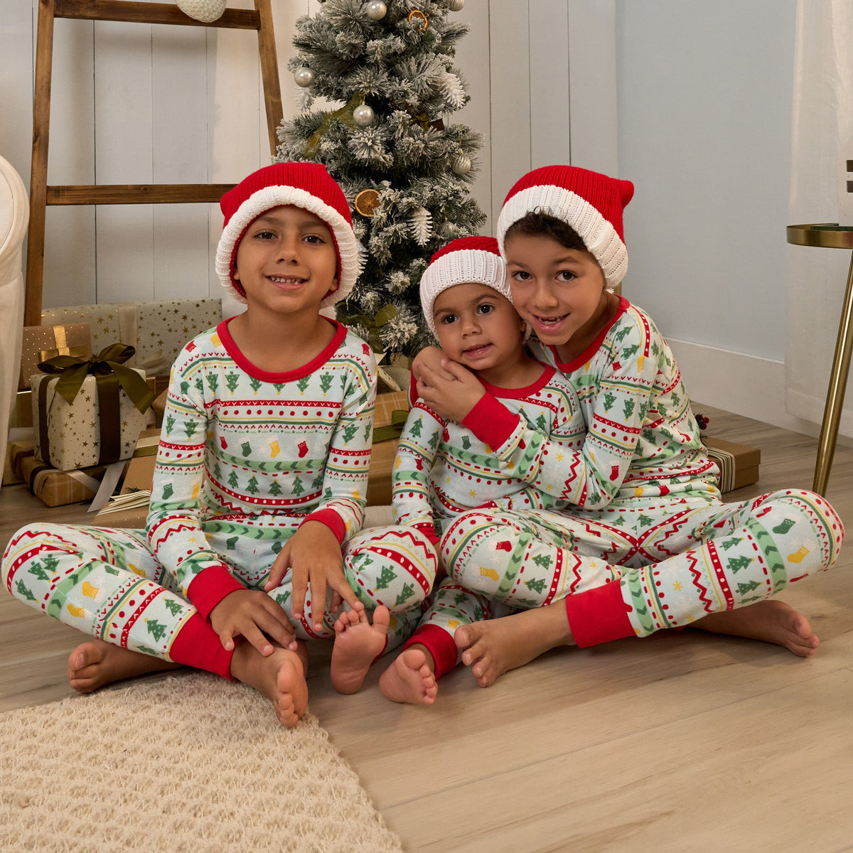 2-Piece Infant & Toddler Neutral Oh What Fun Fair Isle Hacci Snug Fit Pajama Set sleepwear Gerber® 