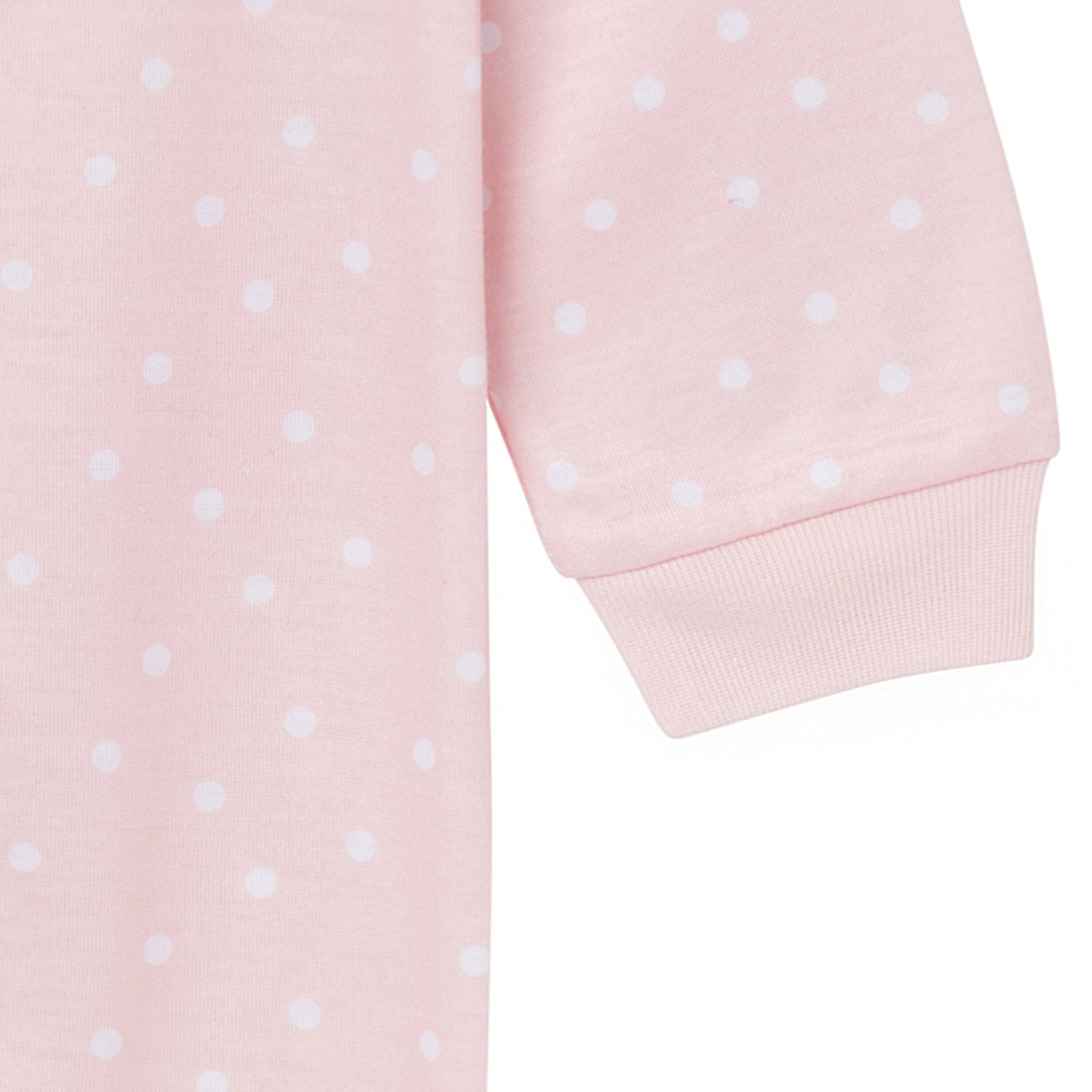 3-Pack Infant & Toddler Girls Bunnies Footless Pajamas