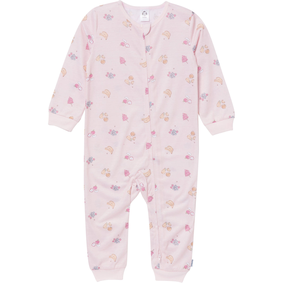 3-Pack Infant & Toddler Girls Fruits Footless Pajamas