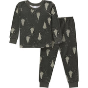 2-Piece Toddler & Kids Green Christmas Tree Snug Fitting Footless Pajama Set sleepwear modern moments™ by Gerber® 