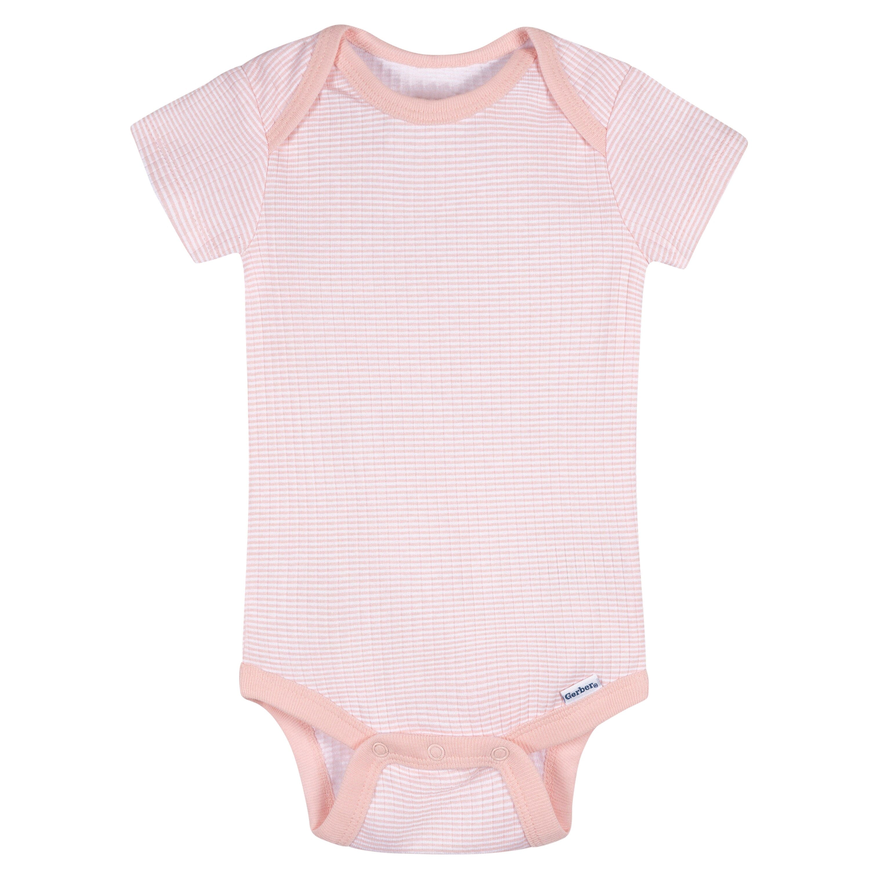 5-Piece Baby Girls Pink Garden Bodysuits & Pants Set Outfits & Sets Gerber® 