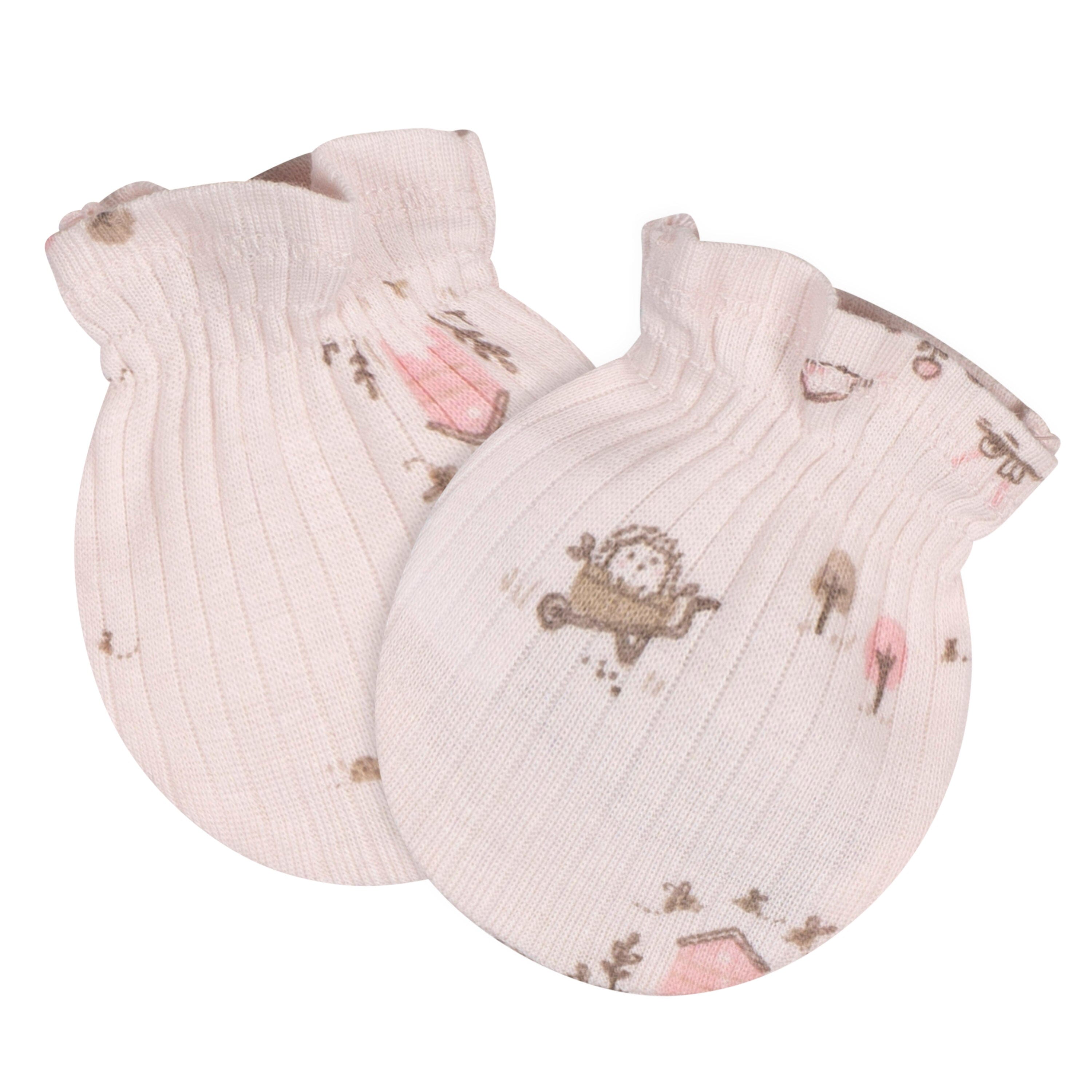 8-Piece Baby Girls Garden Footless Pajama and Accessories Bundle Gerber Childrenswear 