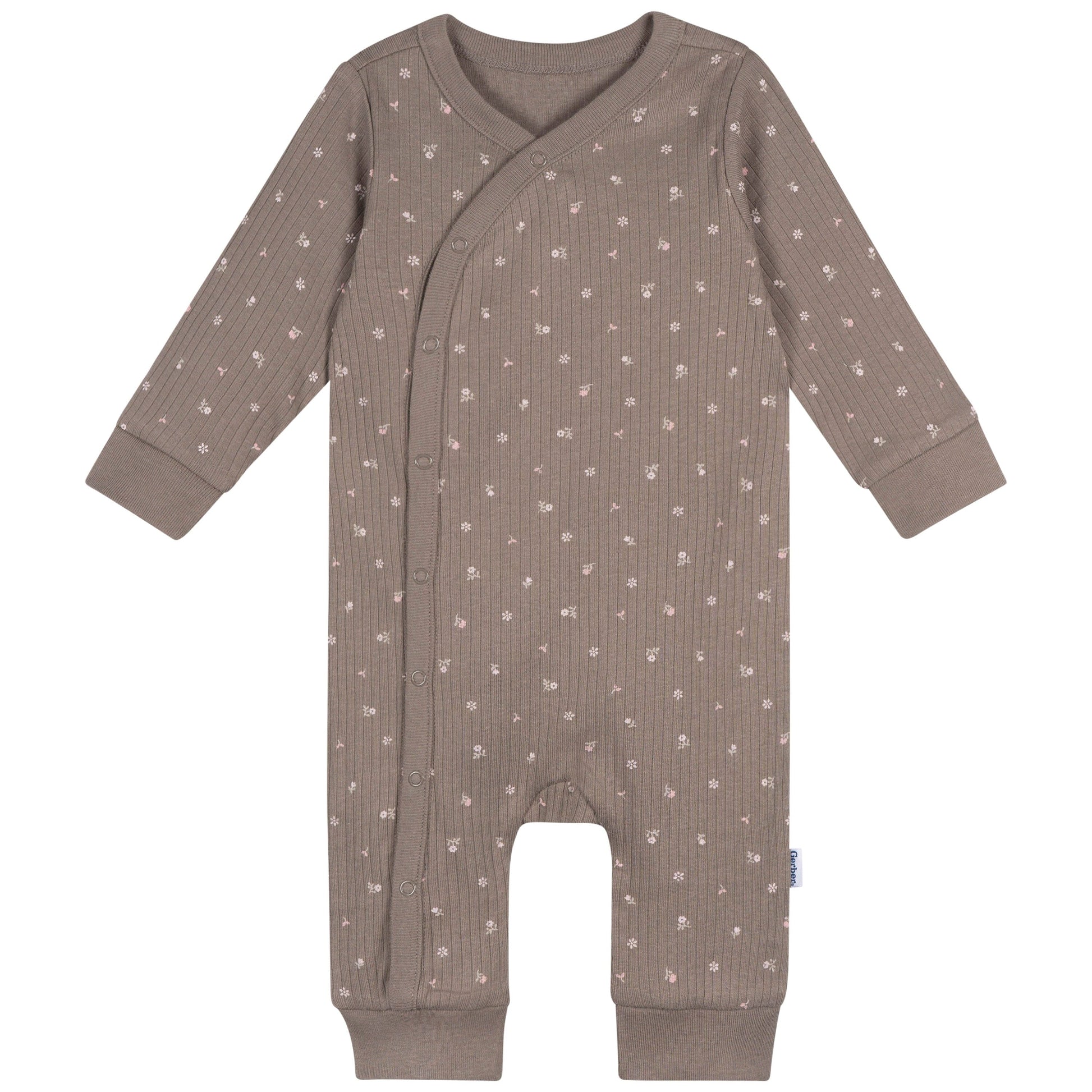 8-Piece Baby Girls Garden Footless Pajama and Accessories Bundle Gerber Childrenswear 
