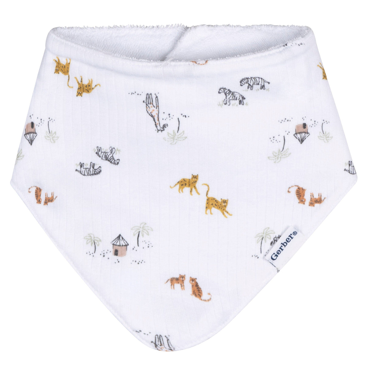 8-Piece Neutral Safari Footless Pajama and Accessories Bundle Bundle Gerber Childrenswear 