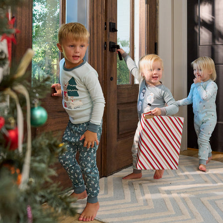 2-Piece Infant & Toddler Girls Mistletoe Snug Fit Pajama Set