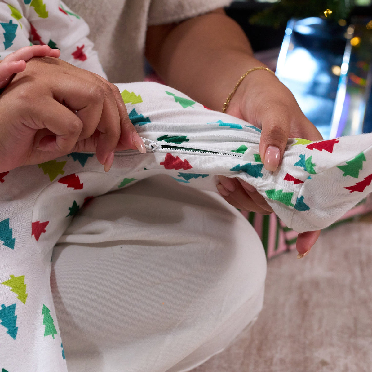 Baby Neutral Colorful Trees Sleep 'N Play sleepwear Gerber® 
