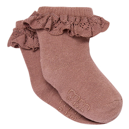3-Pack Baby Girls Neutral Lace Socks