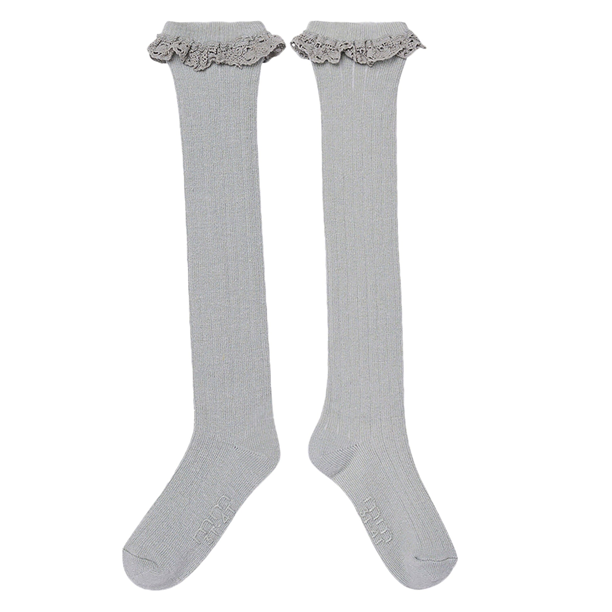 2-Pack Toddler Girls Neutral Lace Knee Socks socks modern moments™ by Gerber® 