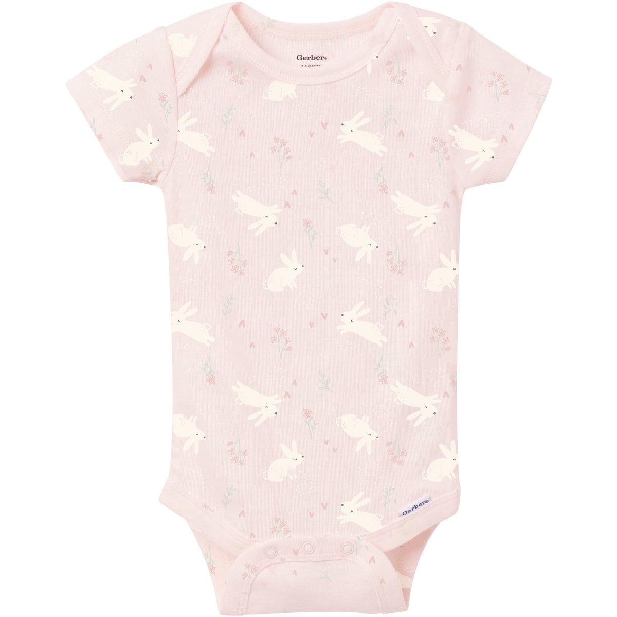 3-Pack Baby Girls Sunny Bunny Onesies® Bodysuits