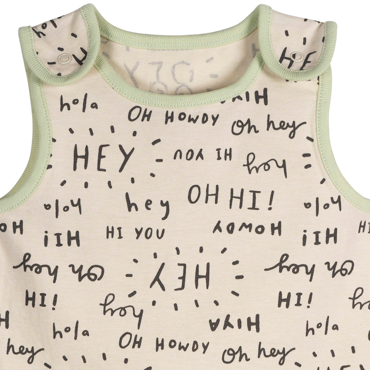 3-Pack Baby Neutral Hello Rompers rompers Onesies Brand 