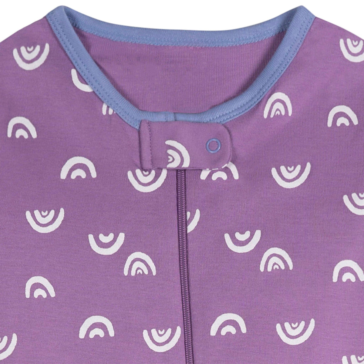 4-Pack Baby Girls Rainy Day Snug Fit Footed Pajamas