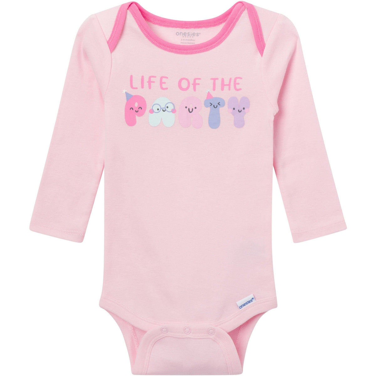 4-Piece Baby Girls Party Rainbow Onesies® Bodysuits and Pants outfits Gerber® 