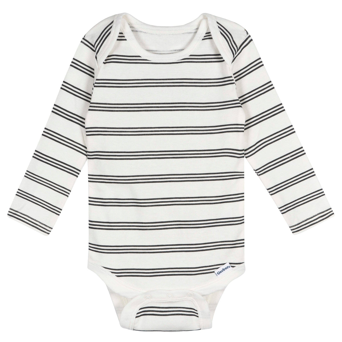 5-Pack Baby Boys Grey Heather Long Sleeve Bodysuits Onesies Bodysuits Gerber® 