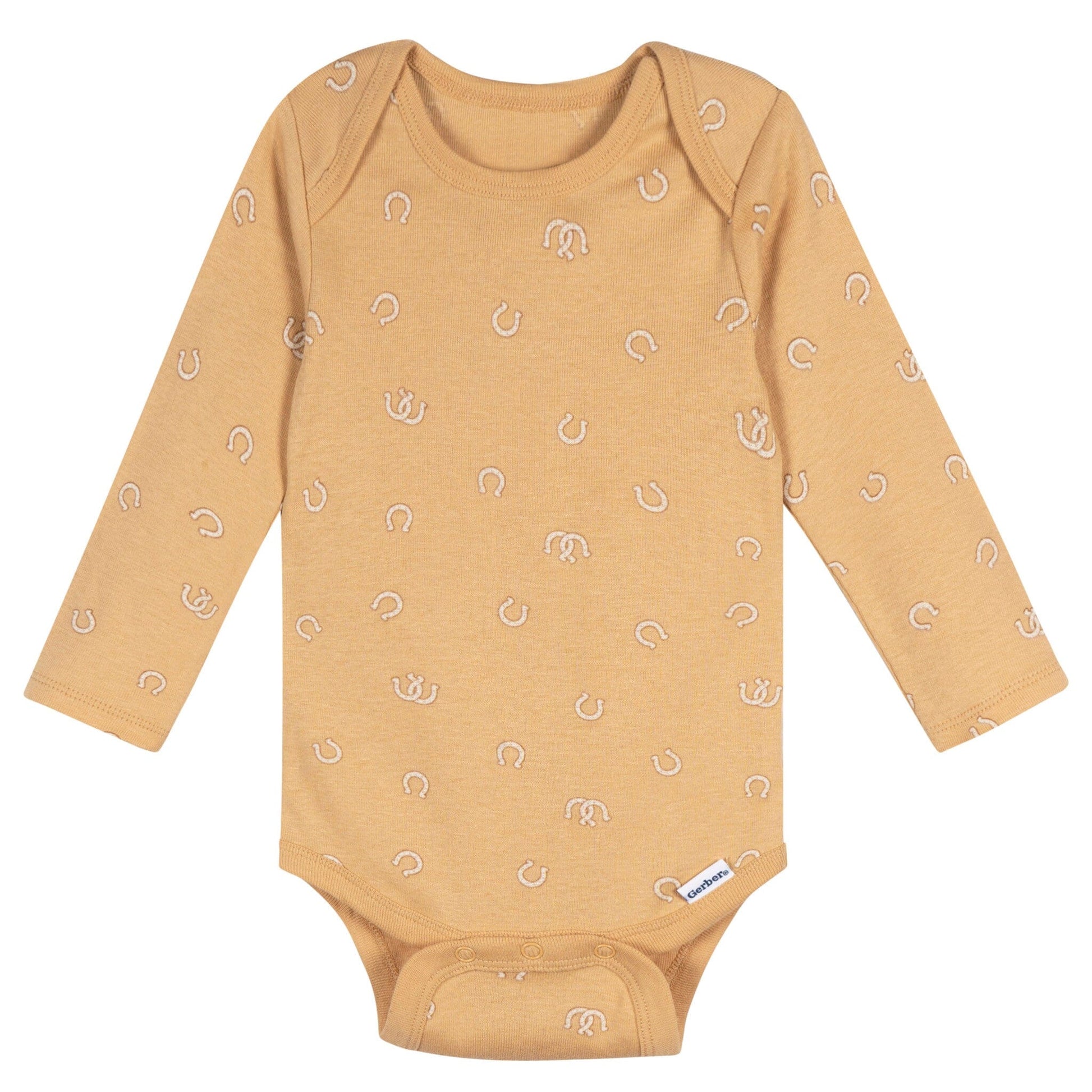 5-Pack Baby Girls Horses Long Sleeve Bodysuits Onesies Bodysuits Gerber® 