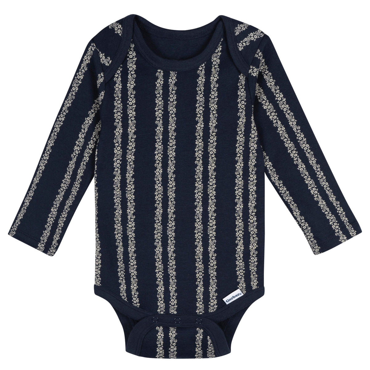 5-Pack Baby Girls Horses Long Sleeve Bodysuits Onesies Bodysuits Gerber® 