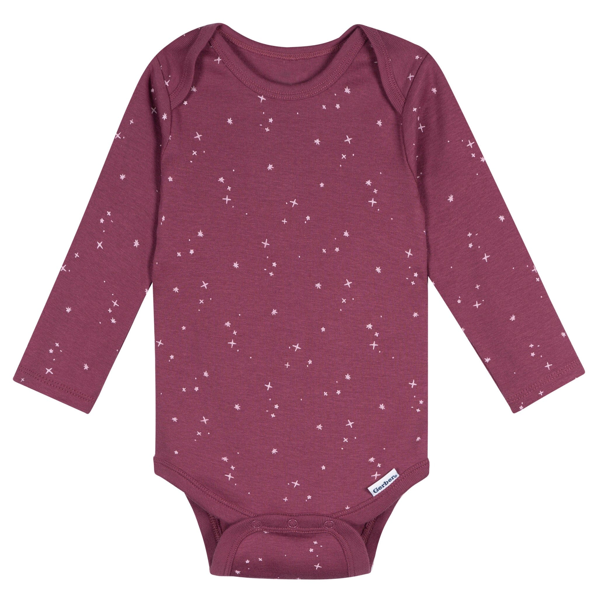 5-Pack Baby Girls Flowers Long Sleeve Bodysuits Onesies Bodysuits Gerber® 