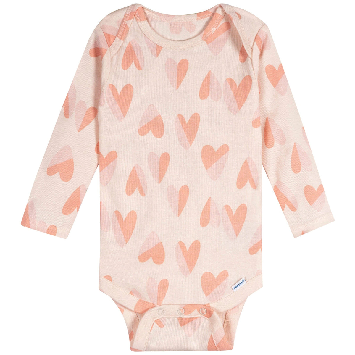 6-Pack Baby Girls Puppies Long Sleeve Onesies® Bodysuits