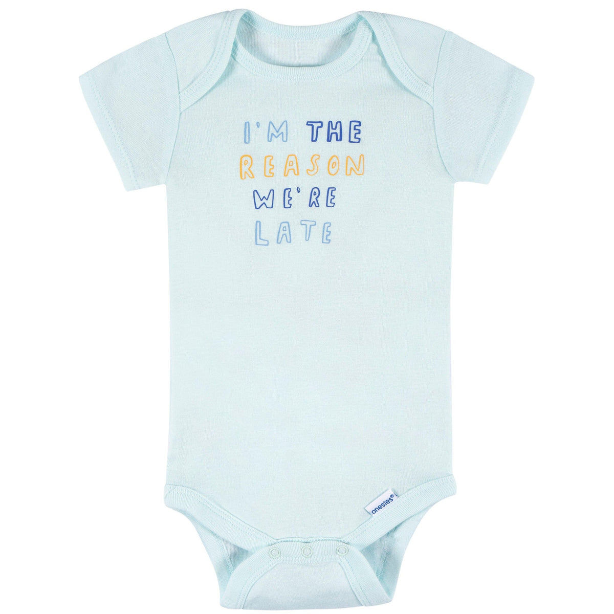 8-Pack Baby Boys Fun First Short Sleeve Onesies® Bodysuits onesies Onesies® Brand 