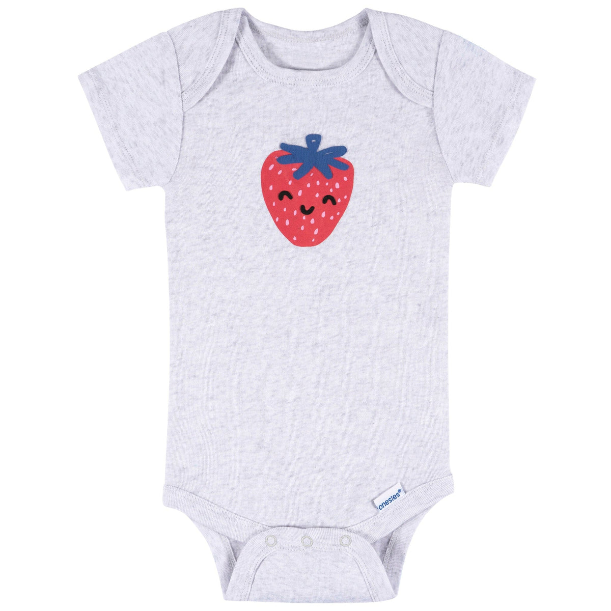 8-Pack Baby Girls Berry Happy Short Sleeve Onesies® Bodysuits Onesies® Brand 