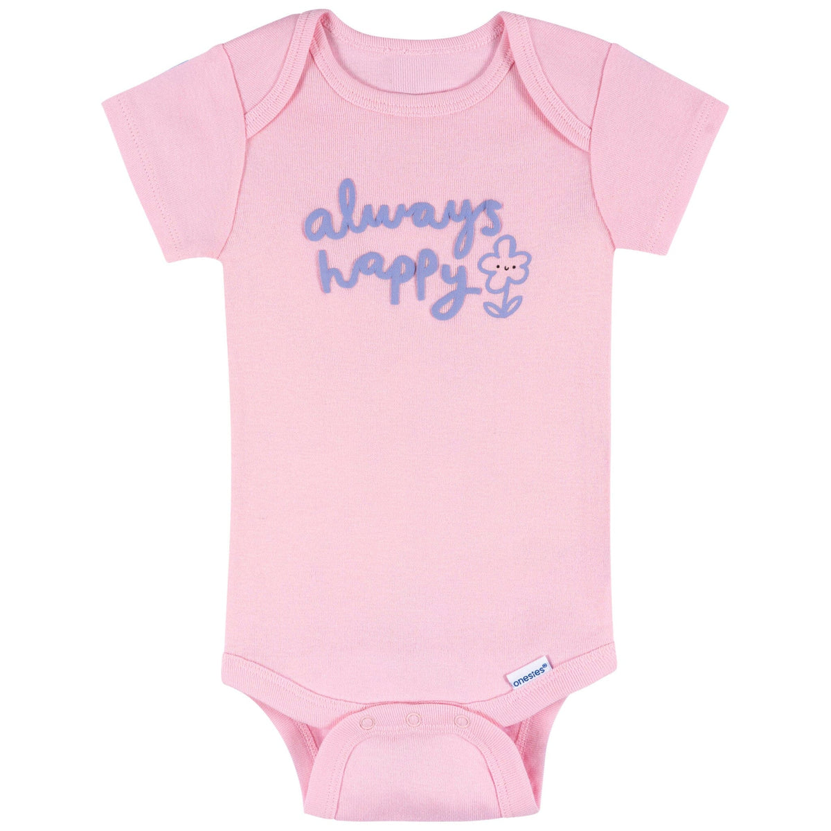 8-Pack Baby Girls Berry Happy Short Sleeve Onesies® Bodysuits Onesies® Brand 