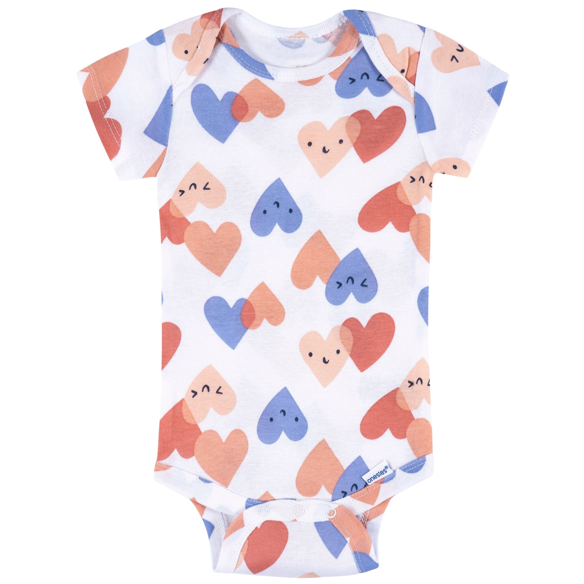 8-Pack Baby Girls Cool Snacks Short Sleeve Onesies® Bodysuits onesies Onesies® Brand 