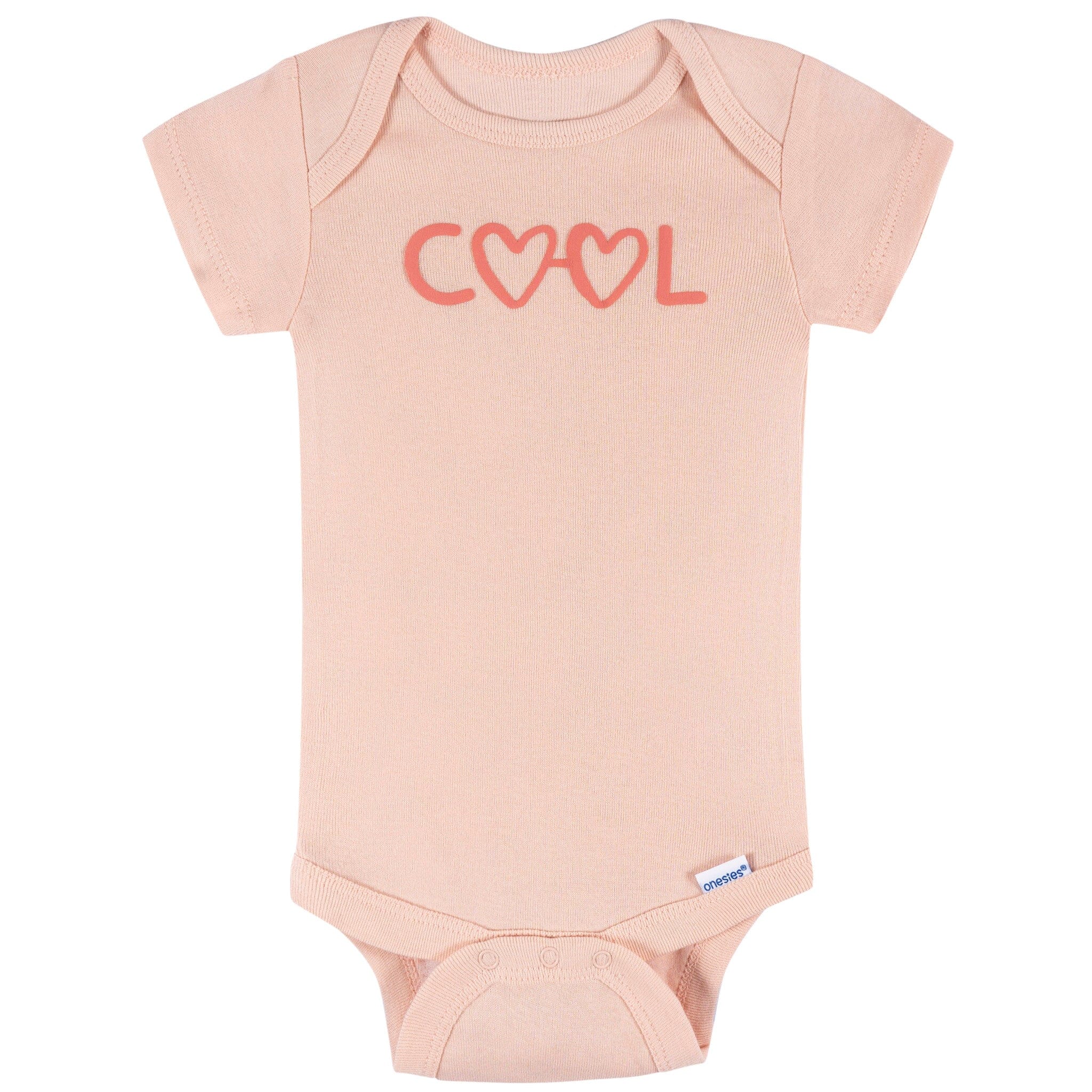 8-Pack Baby Girls Cool Snacks Short Sleeve Onesies® Bodysuits onesies Onesies® Brand 