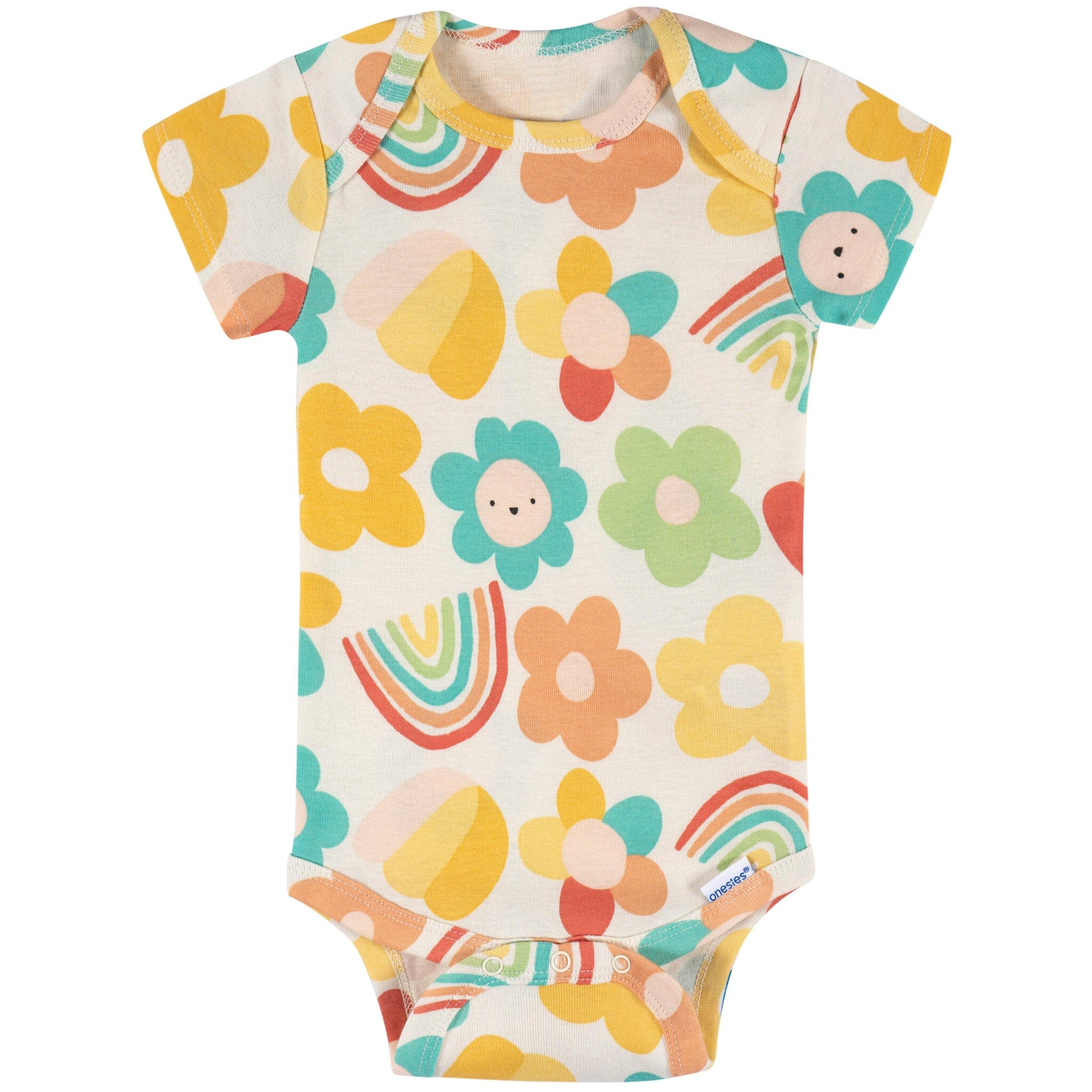 8-Pack Baby Girls Good Days Short Sleeve Onesies® Bodysuits onesies Onesies® Brand 