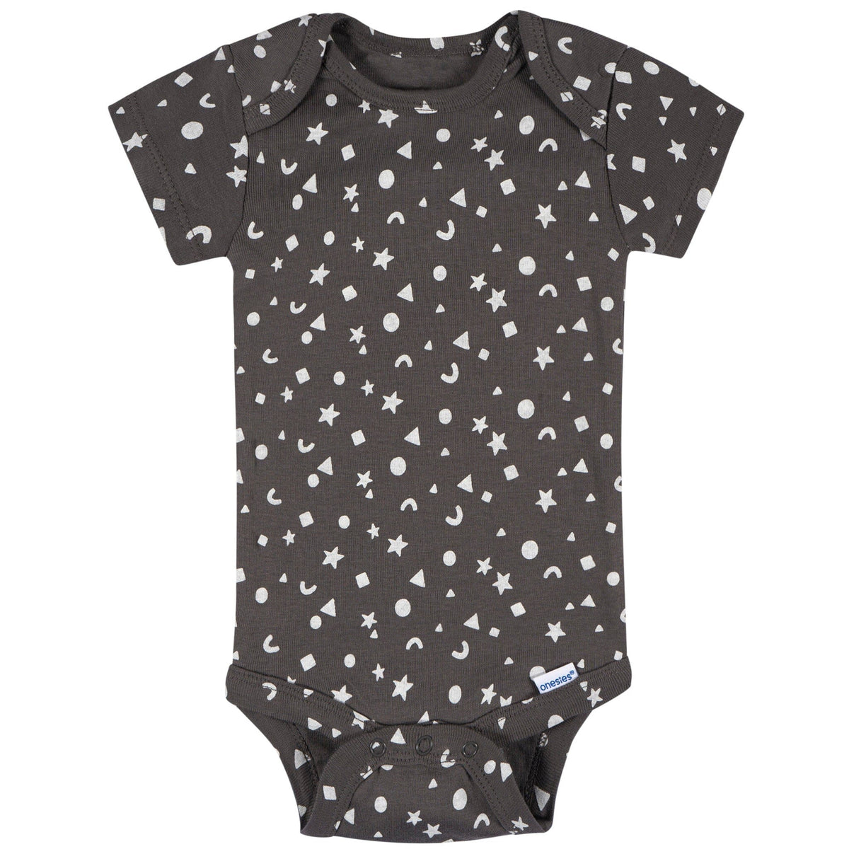 8-Pack Baby Neutral Awesome Stars Short Sleeve Onesies® Bodysuits onesies Onesies® Brand 