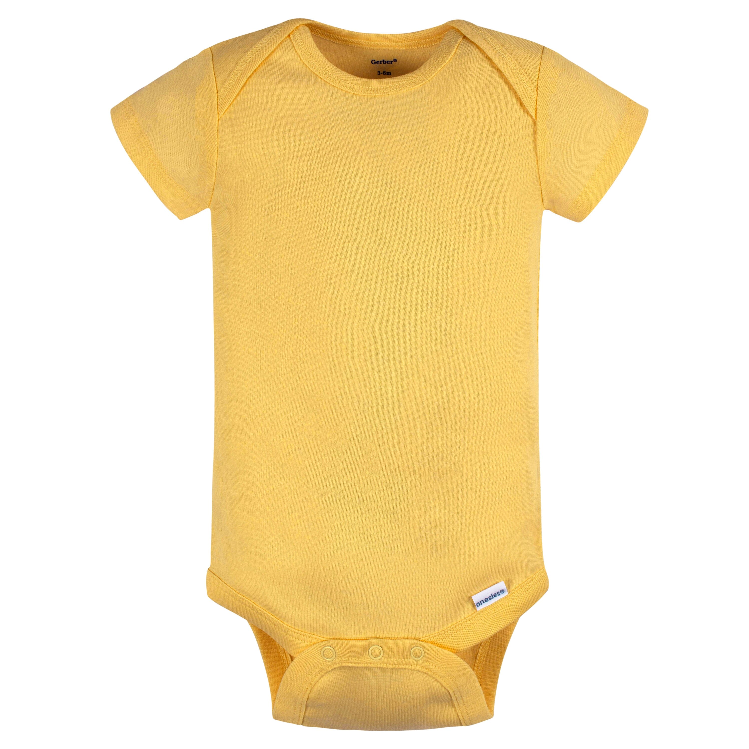 5-Pack Baby Girls Blue/ Pink Short Sleeve Onesies® Bodysuits