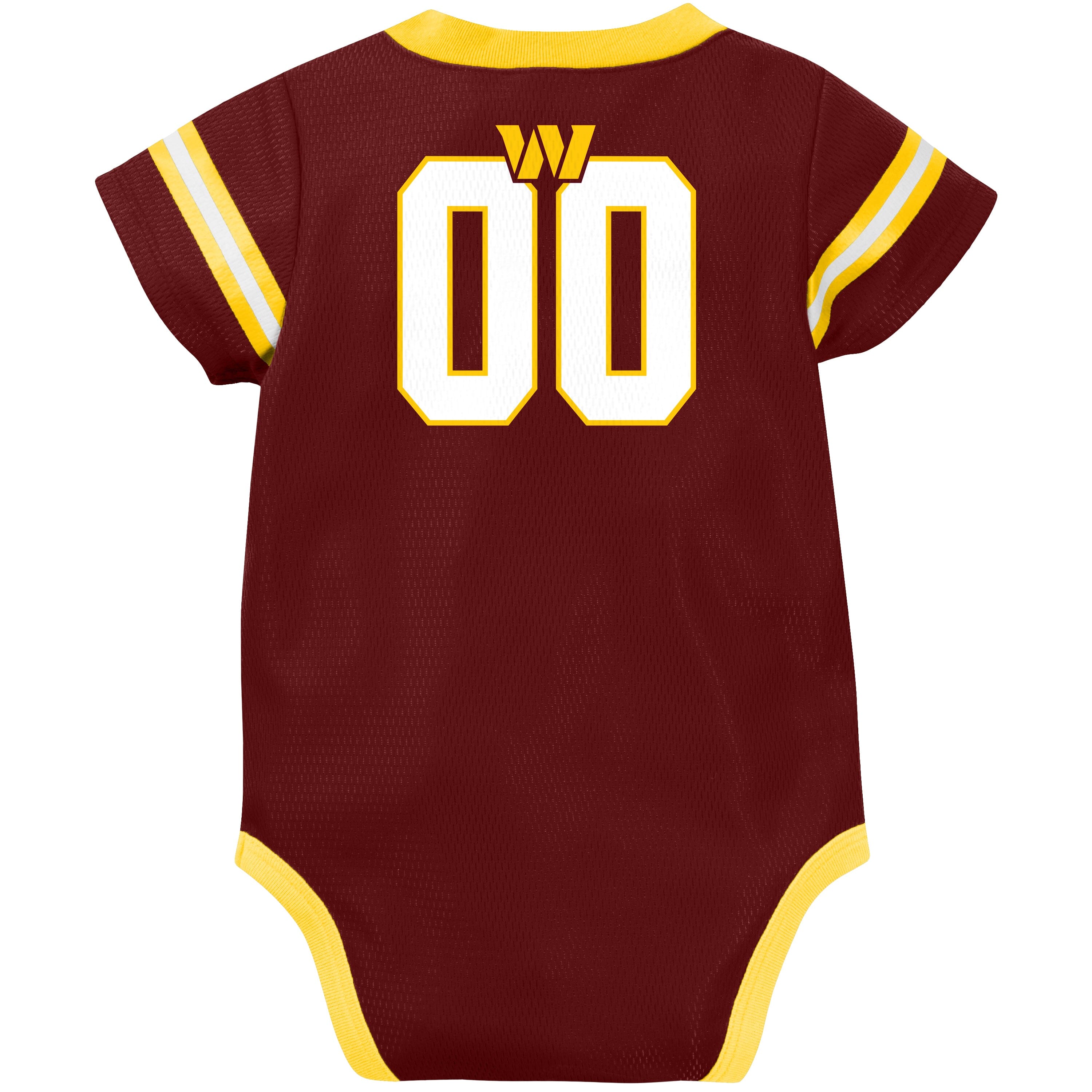 Baby Boys Washington Commanders Short Sleeve Jersey Bodysuit