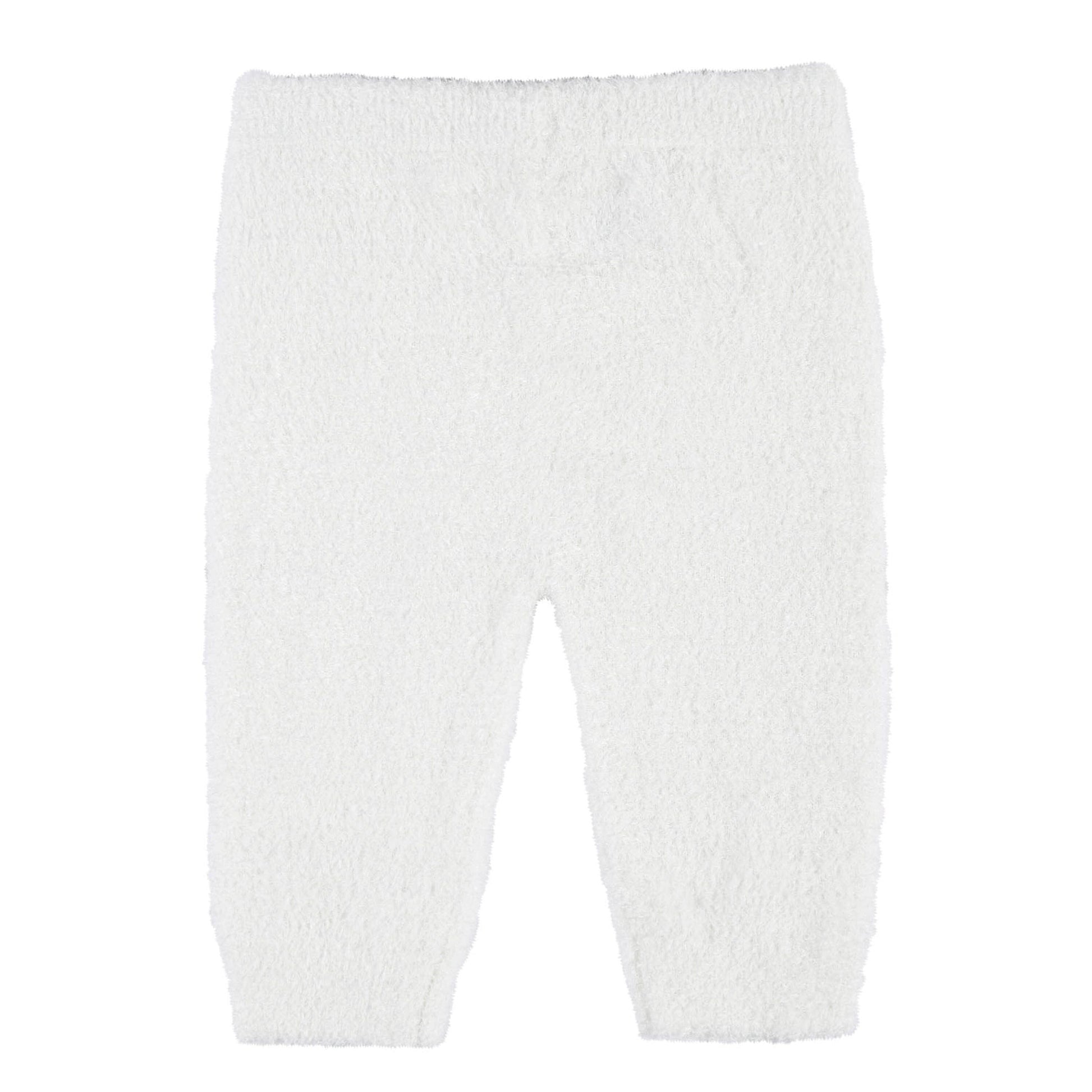 2-Piece Baby Neutral Ivory Knit Top & Pants Set