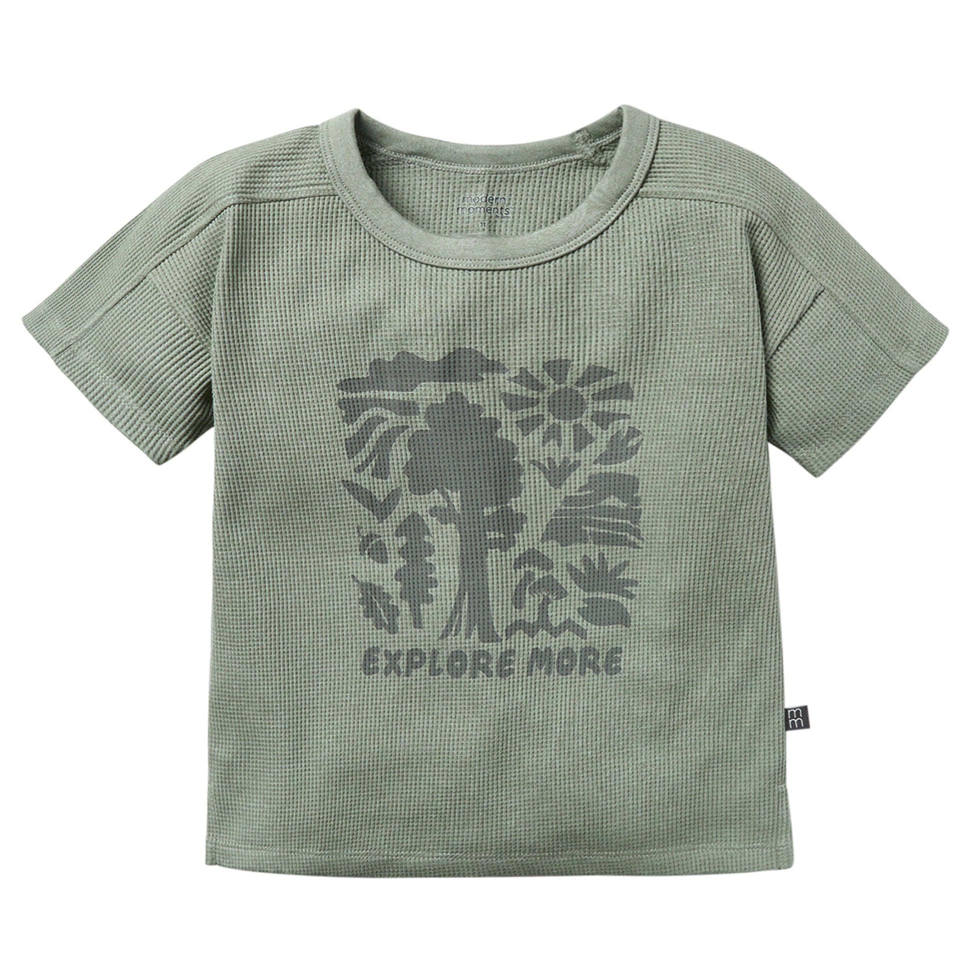 Infant & Toddler Boys Medium Green Box Shirt Tops Modern Moments™ by Gerber® 