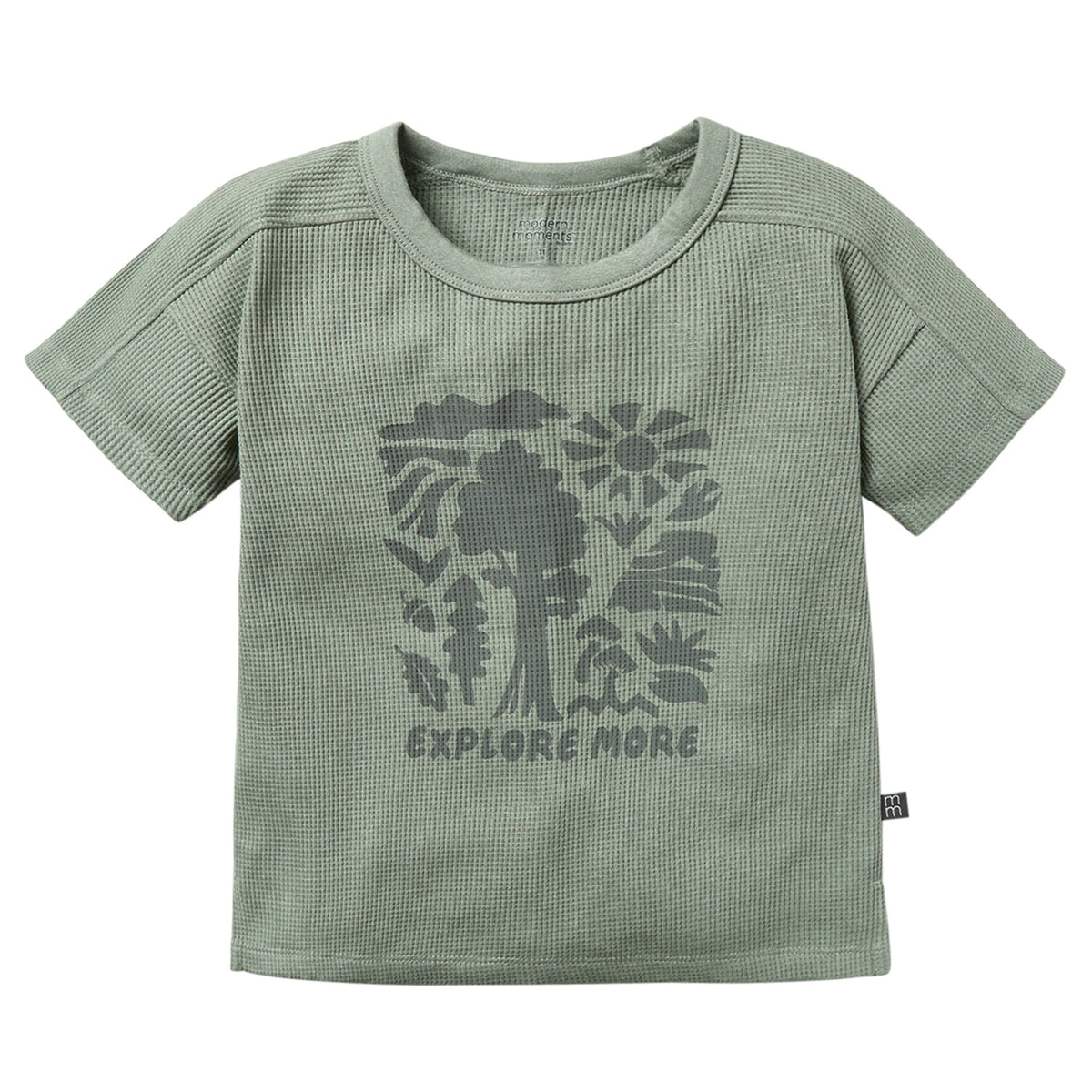 Infant & Toddler Boys Medium Green Box Shirt Tops Modern Moments™ by Gerber® 