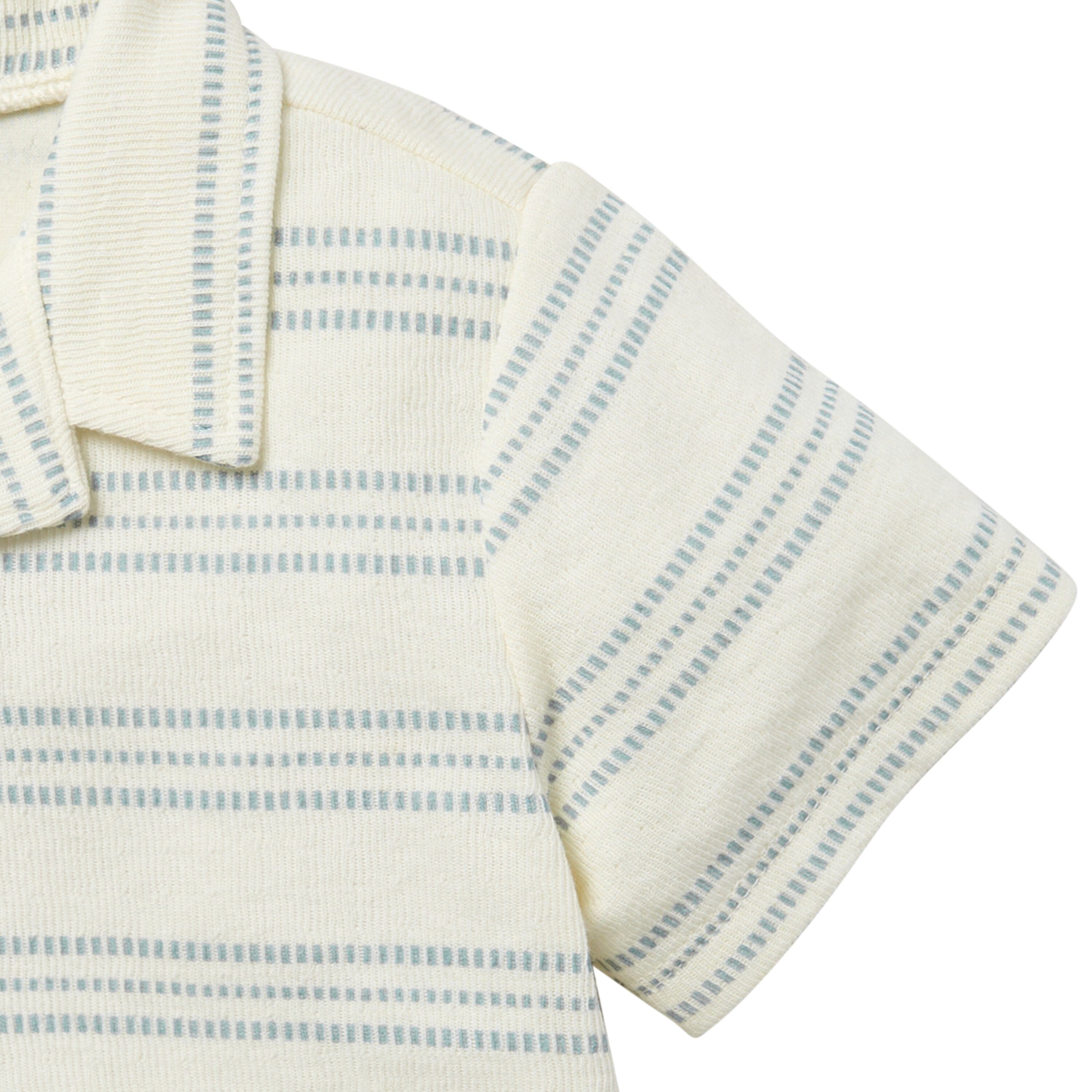 2-Pack Infant & Toddler Boys Ivory Stripe Collar Top & Harem Pants Bundle outfits Gerber Childrenswear 