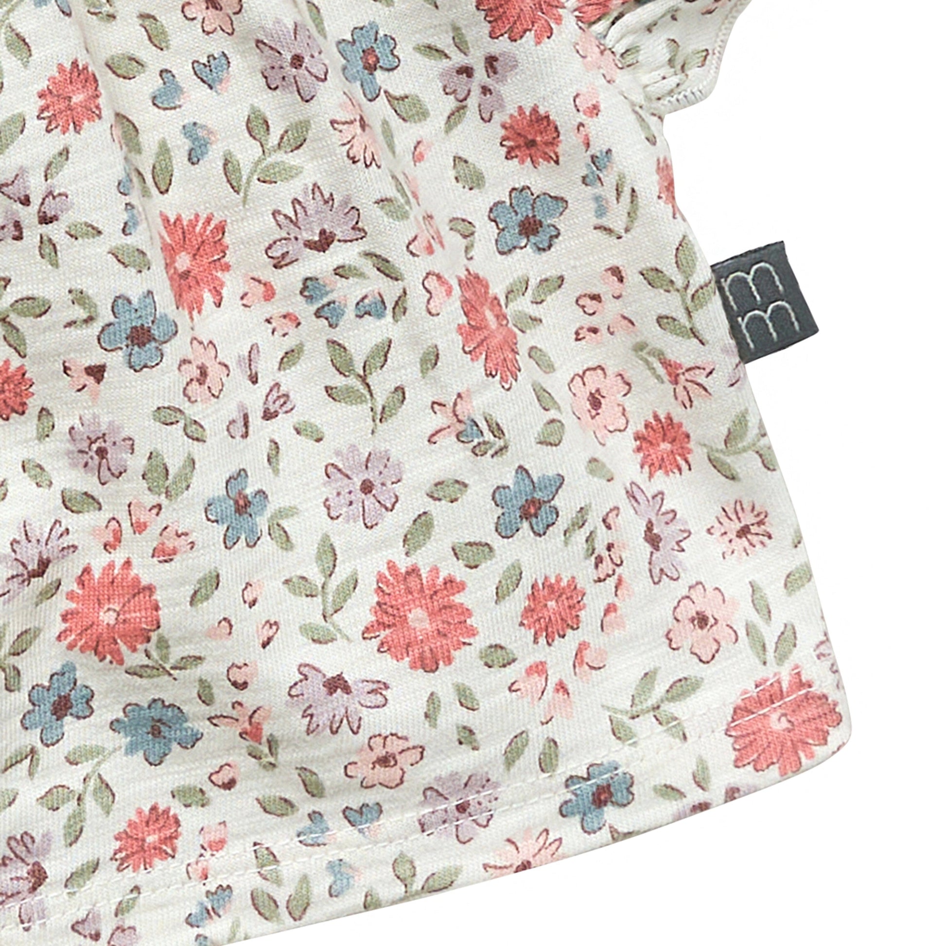 2-Piece Baby Girl Vanilla Garden Ruffled Sleeve Top & Cuffed Shorts Bundle outfits Modern Moments™ by Gerber® 