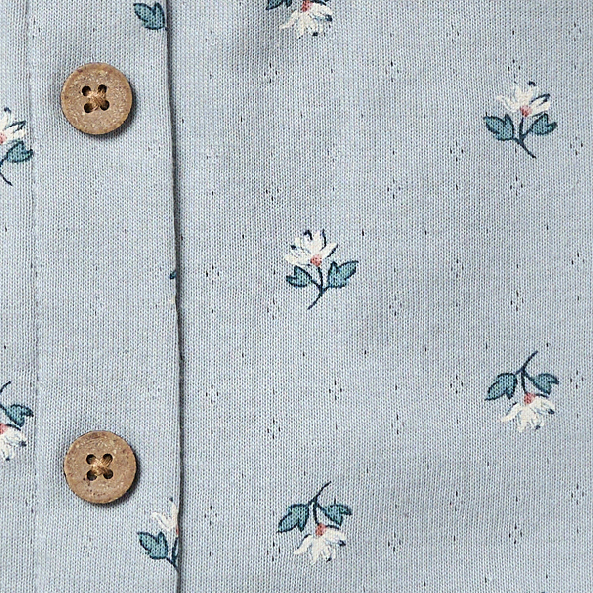 2-Piece Infant & Toddler Girls Light Blue Daisy Ruffled Sleeve Top & Smocked Wide Leg Shorts Bundle outfits Modern Moments™ by Gerber® 