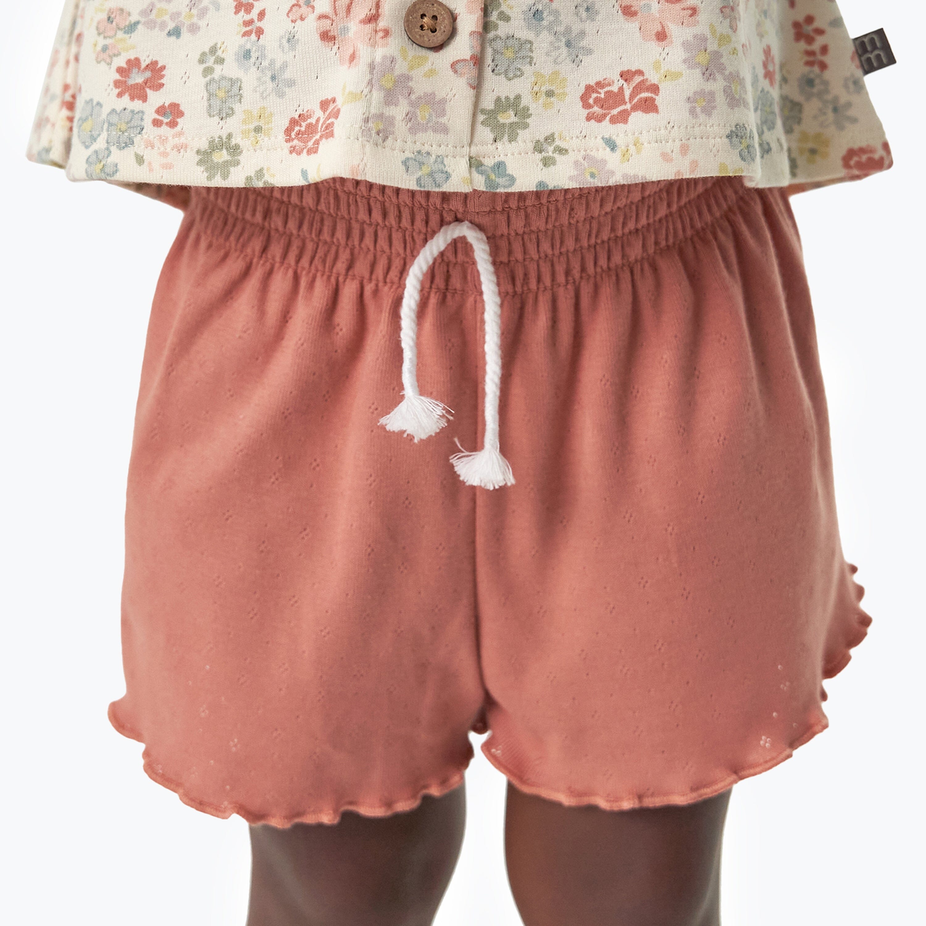 2-Pack Infant & Toddler Girls Rose Smocked Wide Leg Shorts Bundle bottoms Gerber Childrenswear 