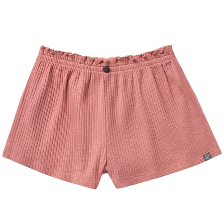 2-Pack Infant & Toddler Girls Medium Rose & Ivory Flower Wide Leg Shorts
