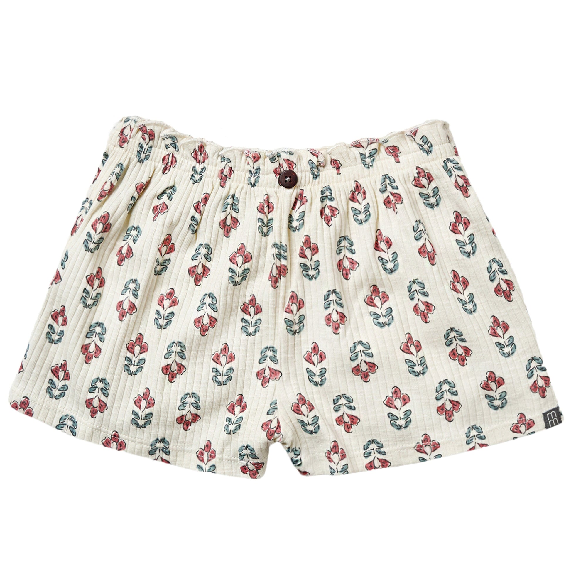 2-Pack Infant & Toddler Girls Medium Rose & Ivory Flower Wide Leg Shorts bottoms Modern Moments™ by Gerber® 