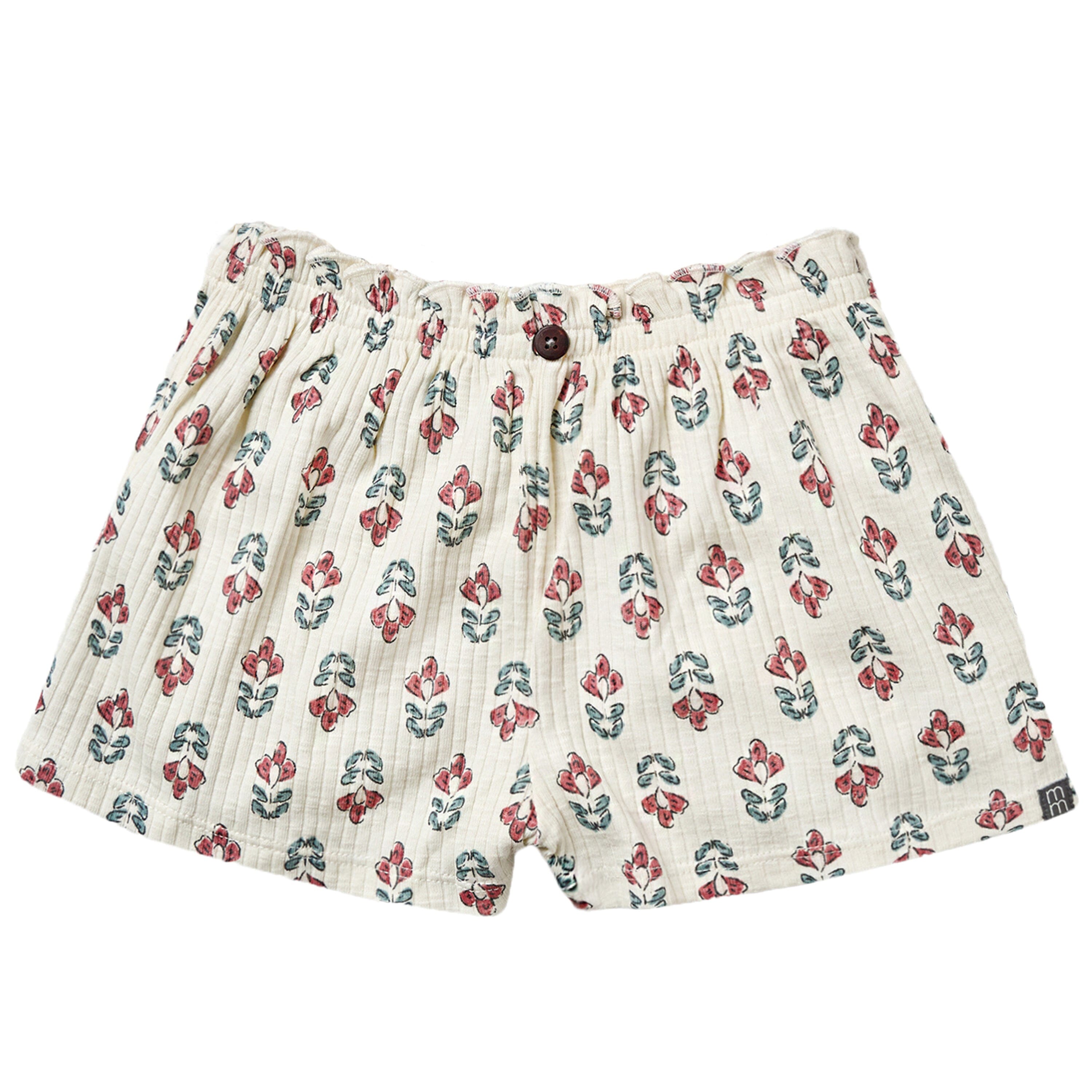 2-Pack Infant & Toddler Girls Medium Rose & Ivory Flower Wide Leg Shorts bottoms Modern Moments™ by Gerber® 